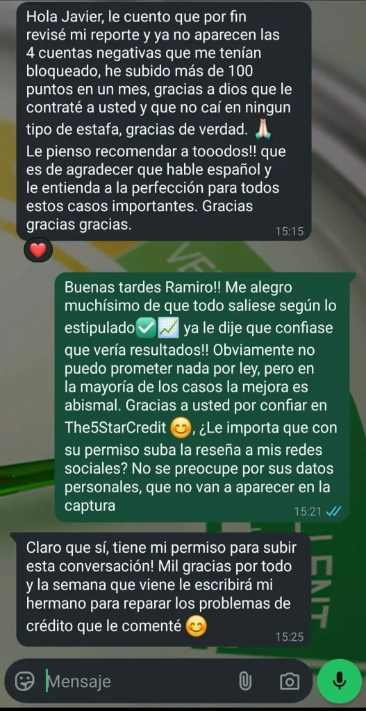 reparación de crédito